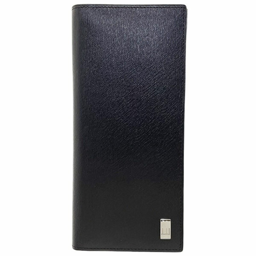Dunhill Sidecar Long Wallet, Leather, Dark Brown Plate, Men's Wallet KK-17236